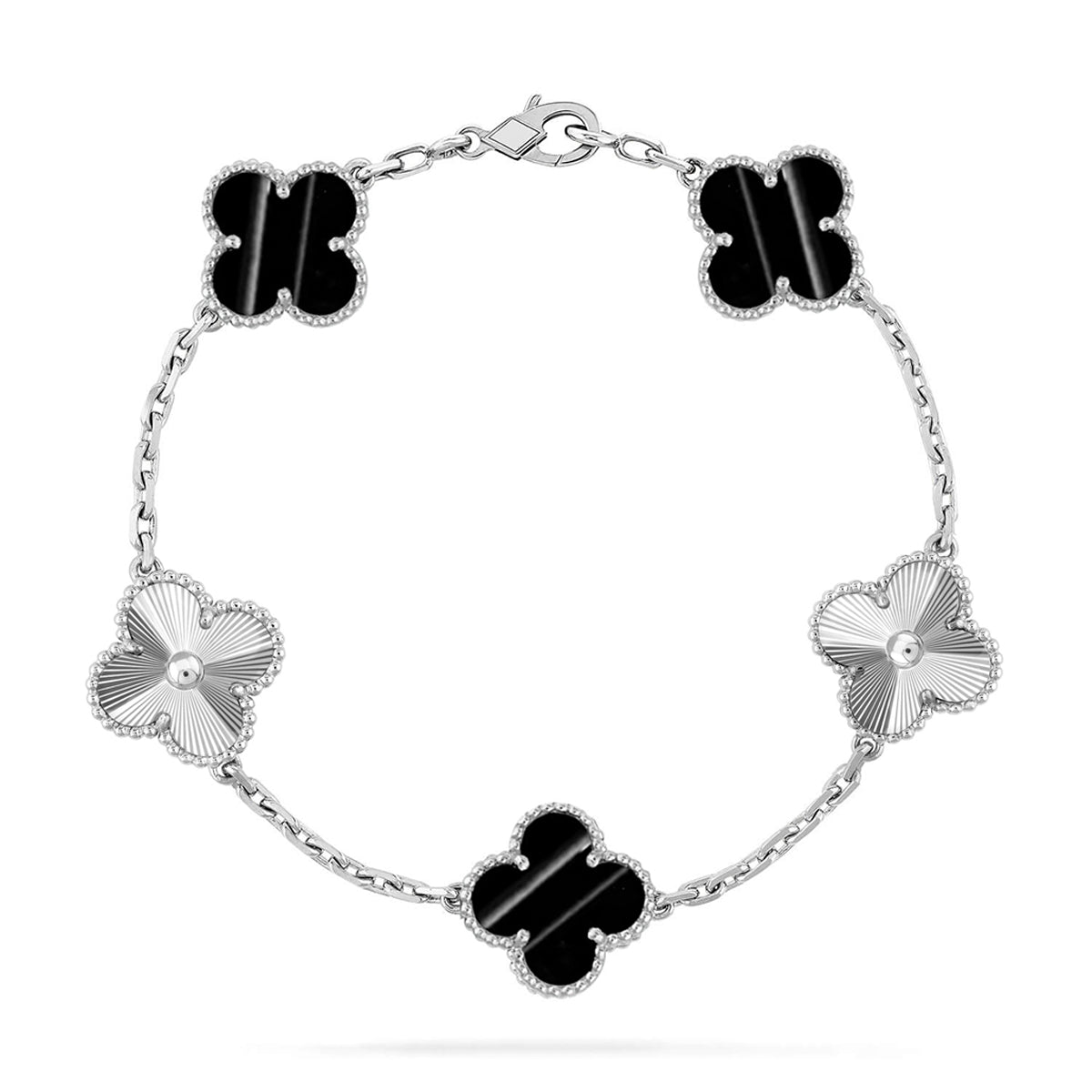[Stellar Jewelry] CLOVER 5 MOTIF PULSAR STONE BRACELET COLLECTION
