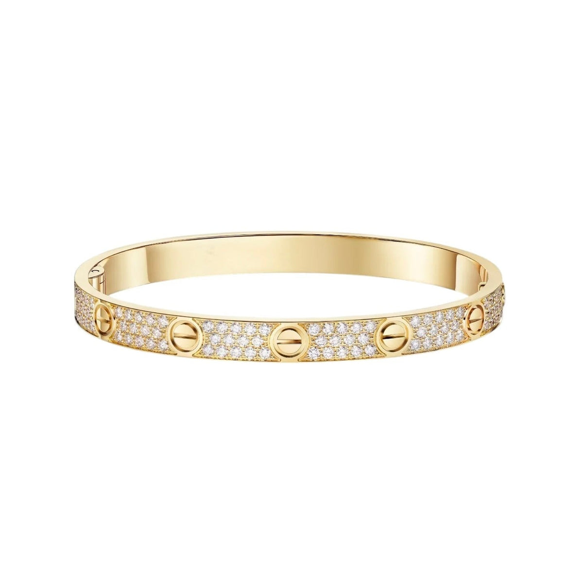 [Stellar Jewelry]LOVE BRACELET 6.1MM DIAMOND-PAVED