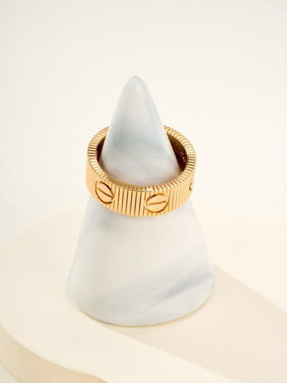 [Stellar Jewelry]LOVE 6.5MM RING