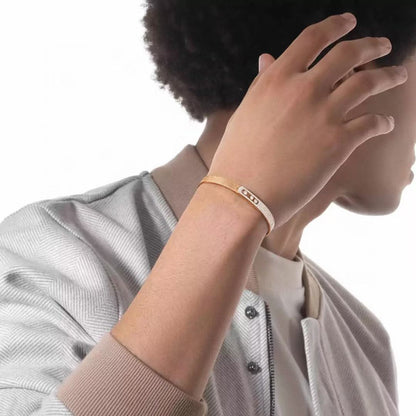 [Stellar Jewelry]2026 BRAND-NEW FROSTED BRACELET WITH DIAMONDS THREE COLORS