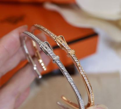 [Stellar Jewelry]DIAMOND-ENCRUSTED BRACELET THREE COLORS