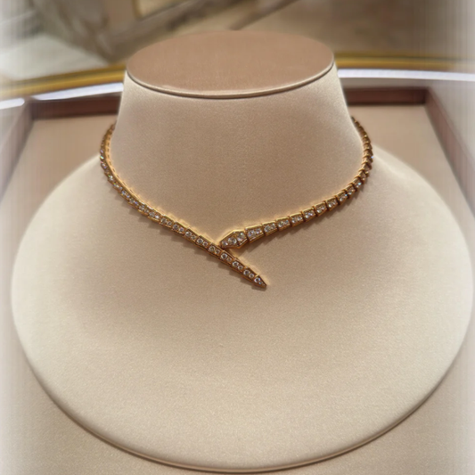 [Stellar Jewelry]NEW！SERPENT DIAMOND NECKLACE