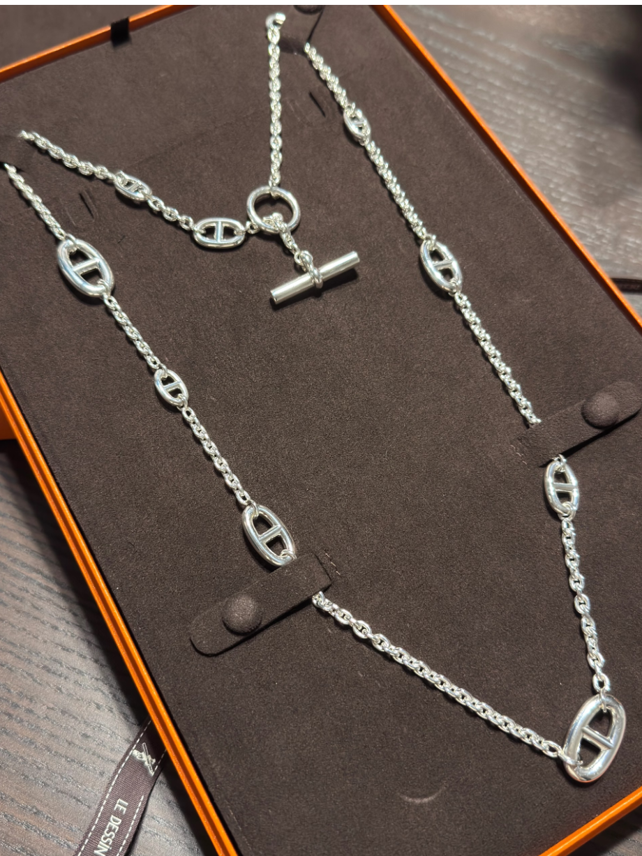 [Stellar Jewelry]Classic Silver Sweater Chain