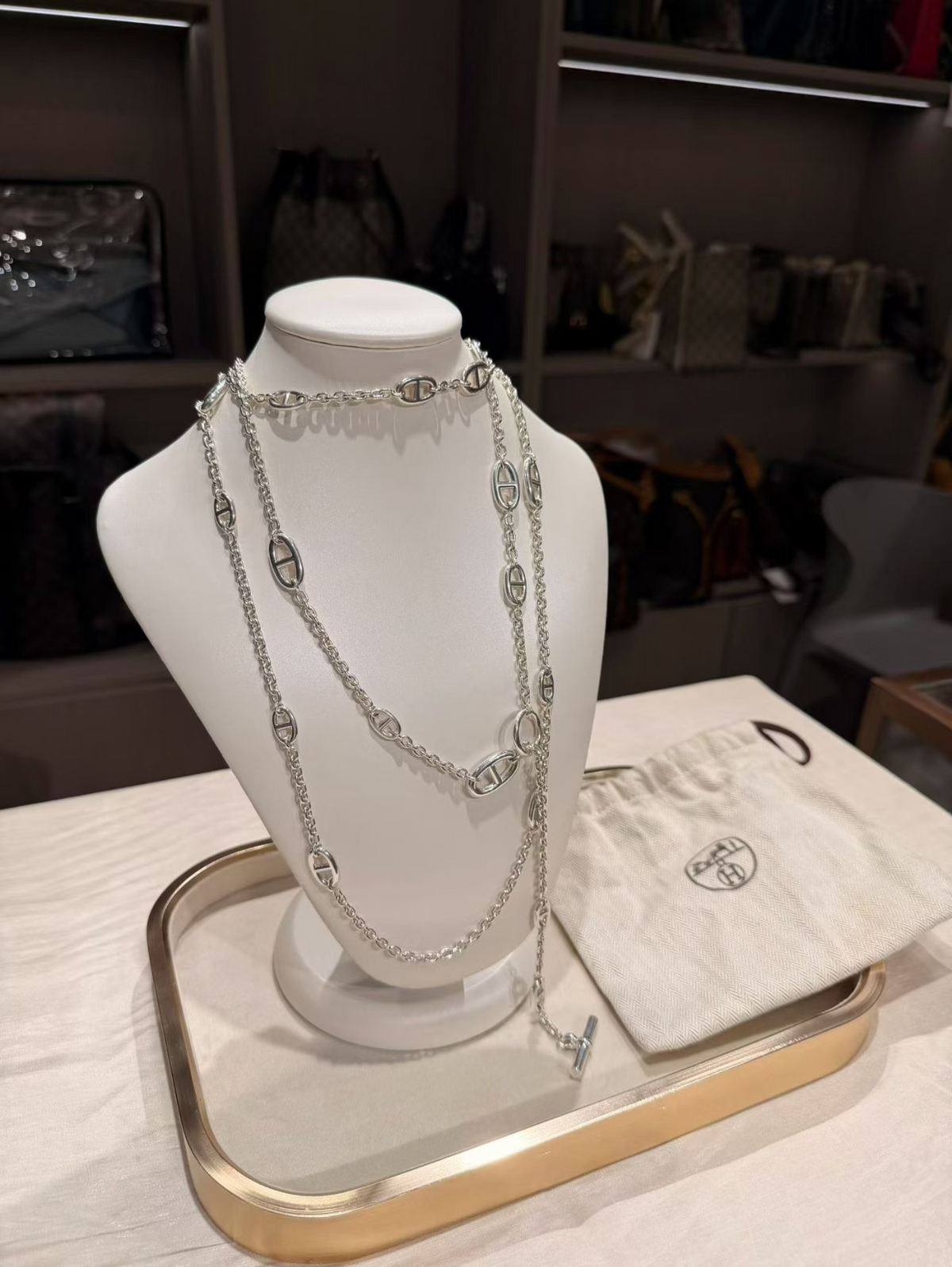[Stellar Jewelry]Classic Silver Sweater Chain