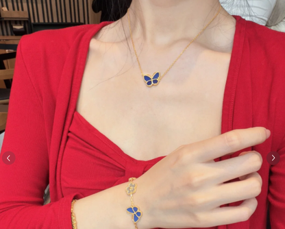 [Stellar Jewelry]2026 NEW BUTTERFLY BLUE   NECKLACE