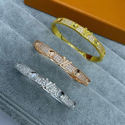 [Stellar Jewelry]PAVE DIAMOND BANGLE