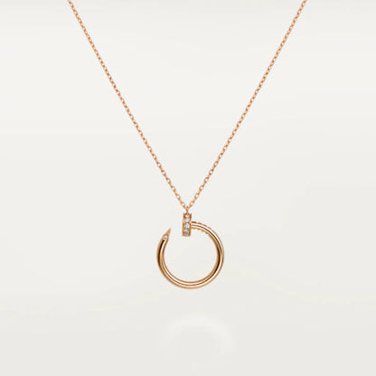 [Stellar Jewelry]JUSTE NECKLACE PINK GOLD