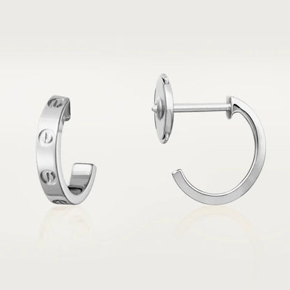 [Stellar Jewelry]LOVE EARRINGS 2.65MM SILVER