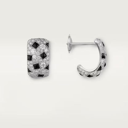 [Stellar Jewelry]PANTHERE MINI FULL DIAMOND EARRINGS