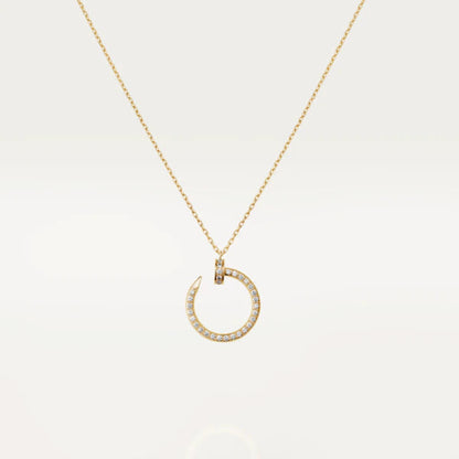 [Stellar Jewelry]JUSTE NECKLACE GOLD DIAMONDS