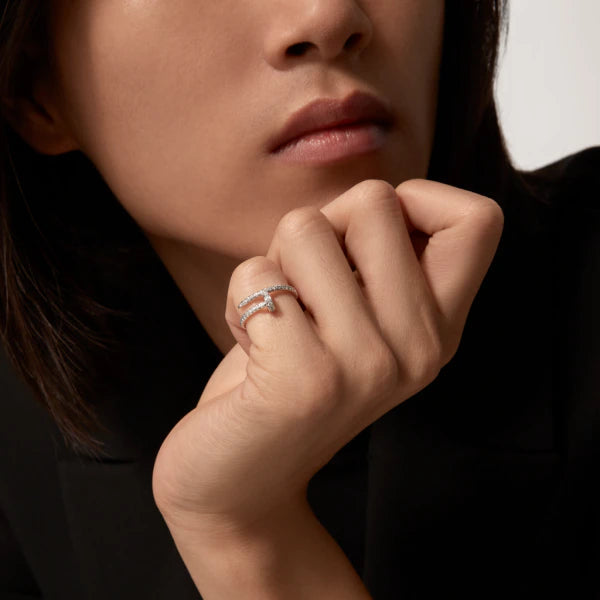 [Stellar Jewelry]JUSTE RING 1.8MM SILVER DIAMONDS