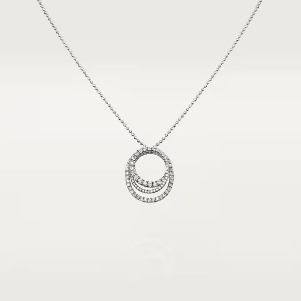 [Stellar Jewelry]ETINCELLE  FULL DIAMOND NECKLACE