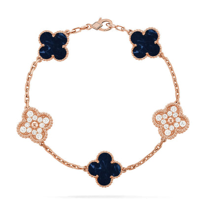 [Stellar Jewelry]CLOVER 5 MOTIF PIETERSITE BRACELET COLLECTION