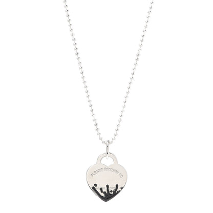 [Stellar jewels]COLOUR HEART SPLASH TAG NECKLACE