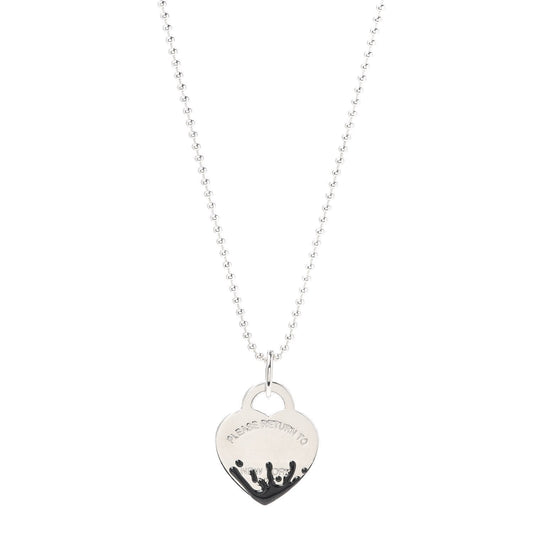 [Stellar jewels]COLOUR HEART SPLASH TAG NECKLACE
