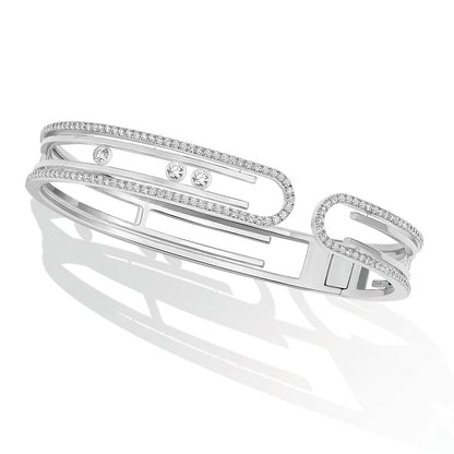 [Stellar Jewelry]MOVE 10TH PAVED DIAMOND BRACELET