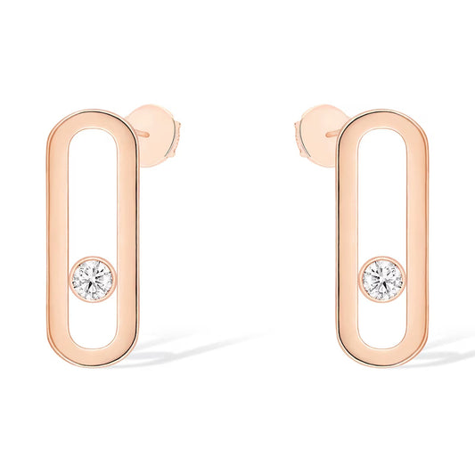 [Stellar Jewelry]MOVE UNO SMALL 1 DIAMOND EARRINGS