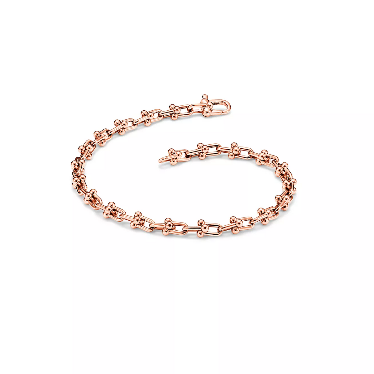 [Stellar jewels]HARDWEAR MICRO LINK 44 MOTIF PINK GOLD BRACELET