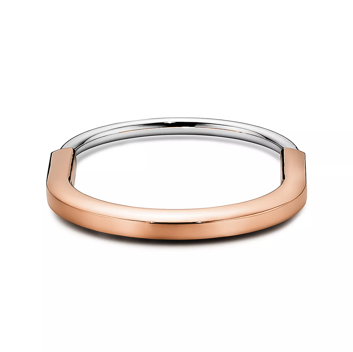 [Stellar jewels]LOCK BRACELET ROSE AND WHITE GOLD