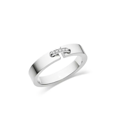 [Stellar Jewelry]ALLIANCE LIENS VIDENCE DIAMOND 4MM RING