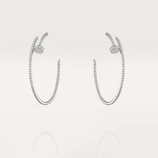 [Stellar Jewelry]JUSTE EARRINGS FULL DIAMONDS 1.8MM