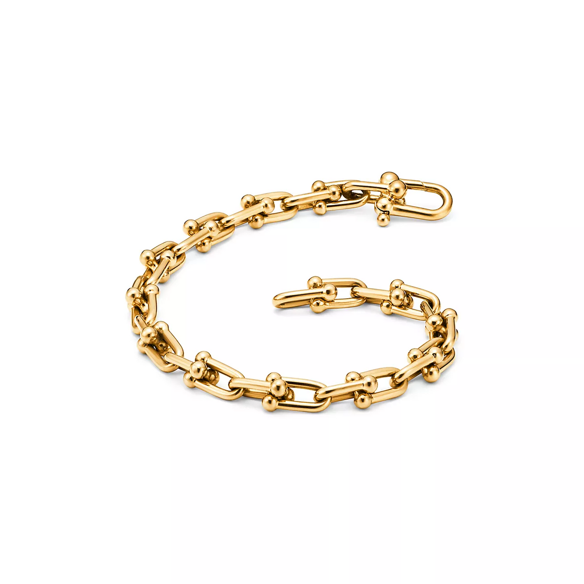 [Stellar jewels]HARDWEAR SMALL LINK 26 MOTIF GOLD BRACELET