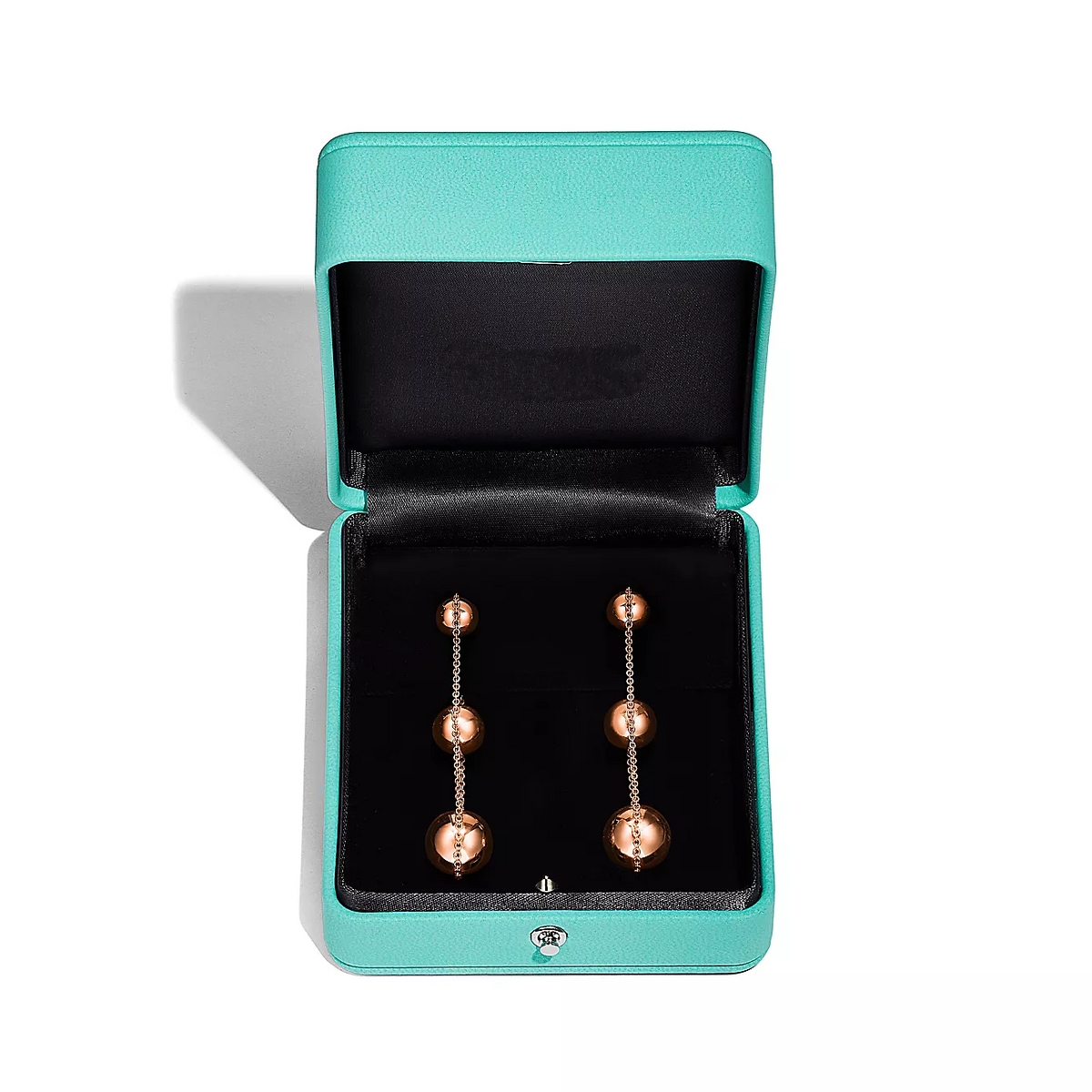 [Stellar jewels]TRIPLE DROP PINK GOLD EARRINGS