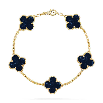 [Stellar Jewelry]CLOVER 5 MOTIF PIETERSITE BRACELET COLLECTION