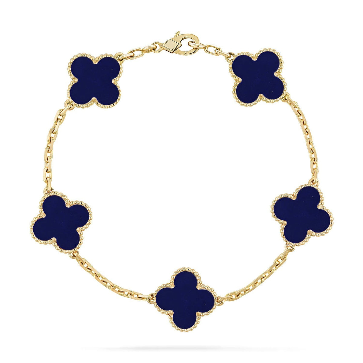 [Stellar Jewelry]CLOVER 5 MOTIF LAPIS LAZULI BRACELET COLLECTION