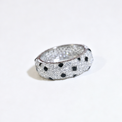 [Stellar Jewelry]PANTHERE SPOTTED FULL DIAMOND RING