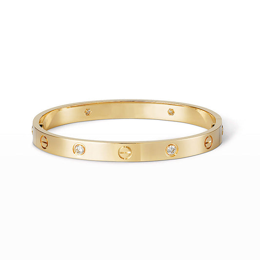 [Stellar Jewelry]LOVE BRACELET 6.1MM 4 DIAMONDS
