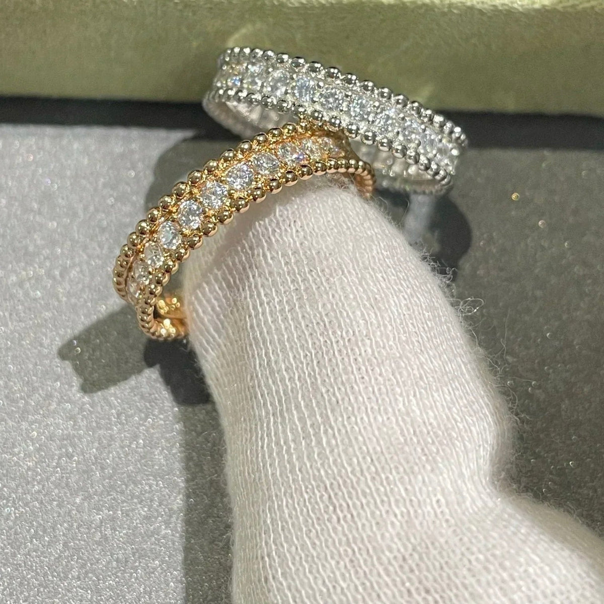 [Stellar Jewelry]PERLEE DIAMOND SILVER RING