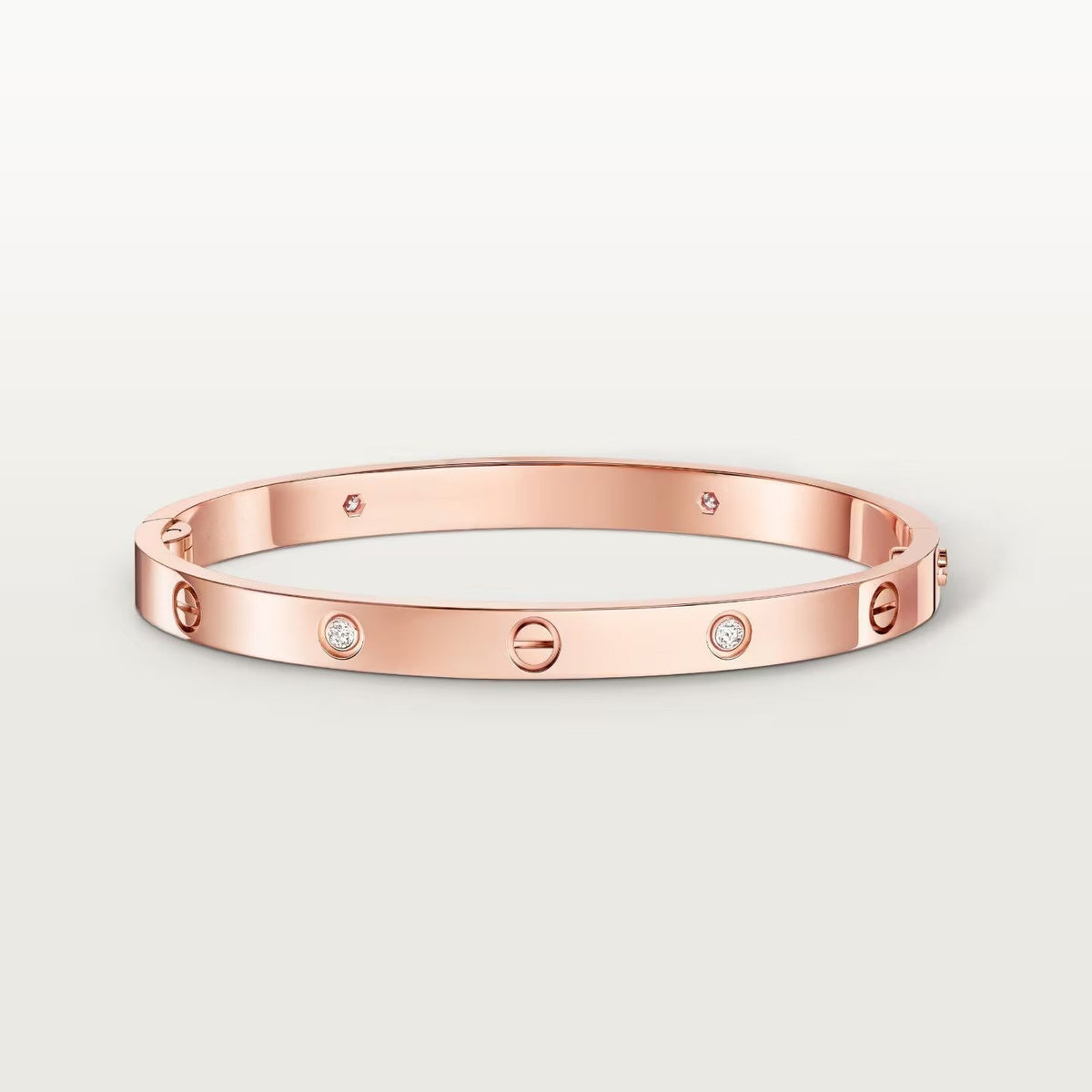[Stellar Jewelry]LOVE BRACELET 4.8MM 4 DIAMONDS