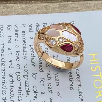 [Stellar Jewelry]BRAND NEW ASSORTED SNAKE HEAD MOTHER OF PEARL RINGS