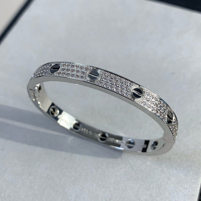 [Stellar Jewelry]LOVE BRACELET 6.1MM DIAMOND-PAVED CERAMIC