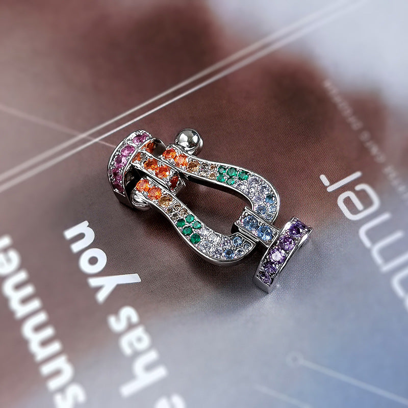 [Stellar Jewelry]FORCE LARGE HORSESHOE CLASP  METAL BRACELET