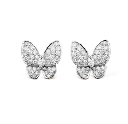 [Stellar Jewelry]BUTTERFLY ALL DIAMOND EARRINGS