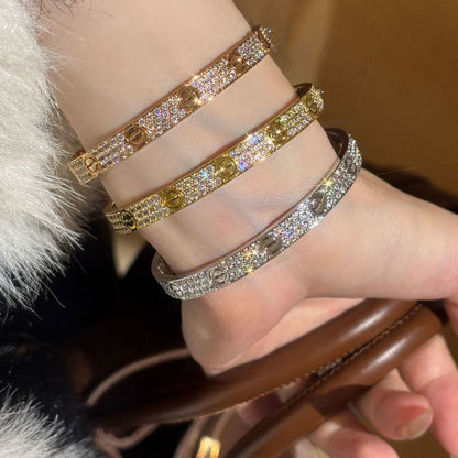 [Stellar Jewelry]LOVE BRACELET 6.1MM DIAMOND-PAVED