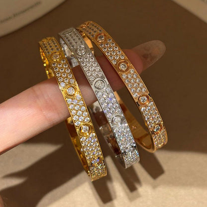 [Stellar Jewelry]LOVE BRACELET 6.1MM DIAMOND-PAVED 10 BIG DIAMONDS