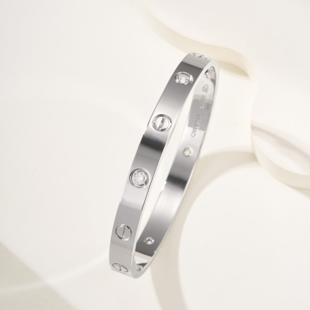 [Stellar Jewelry]LOVE BRACELET 6.1MM 4 DIAMONDS