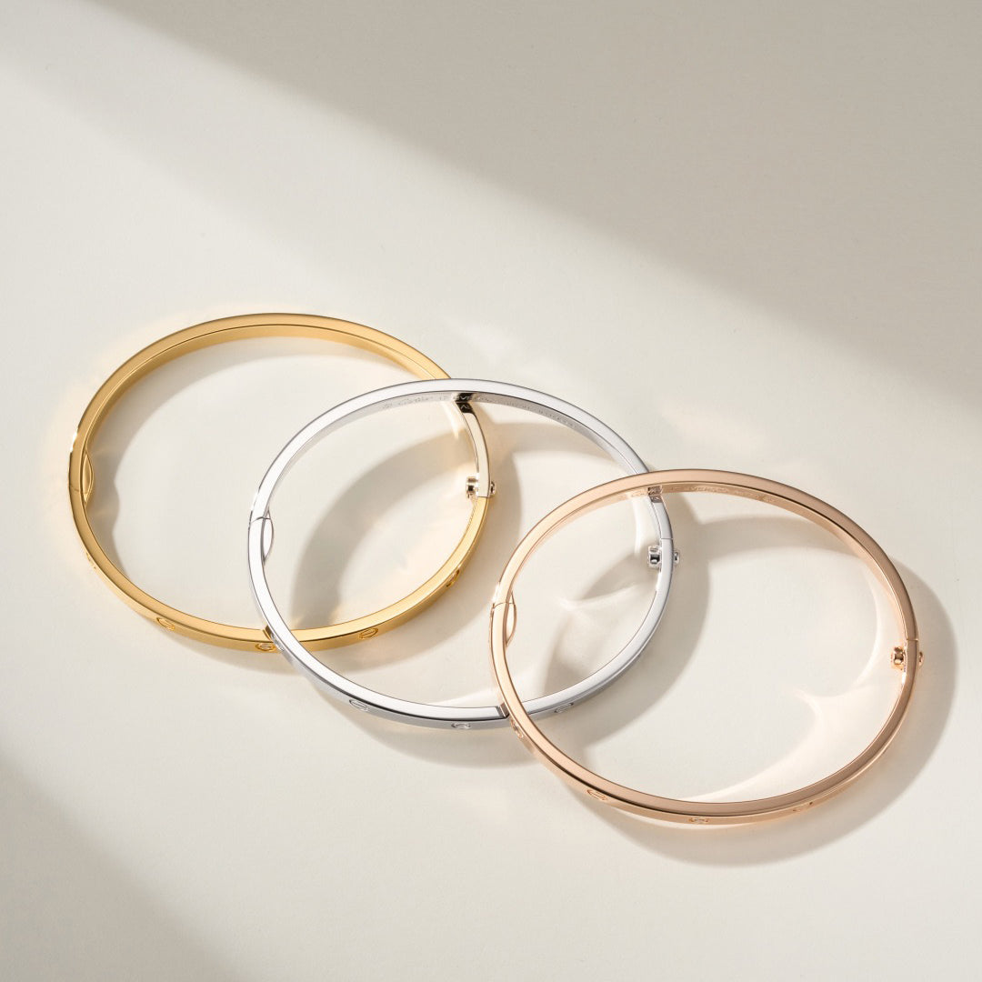 [Stellar Jewelry]LOVE BRACELET 3.65MM 6 DIAMONDS