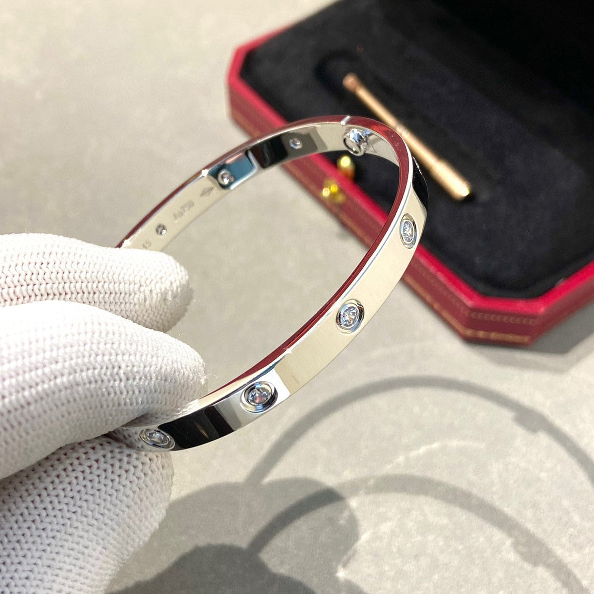 [Stellar Jewelry]LOVE BRACELET 6.1MM 10 DIAMONDS