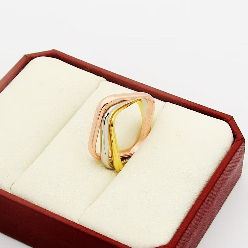 [Stellar Jewelry]TRINITY 3.5MM CUSHION RING COLLECTION