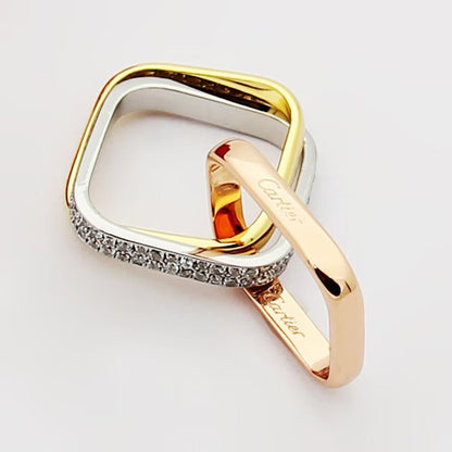 [Stellar Jewelry]TRINITY 3.5MM CUSHION RING COLLECTION