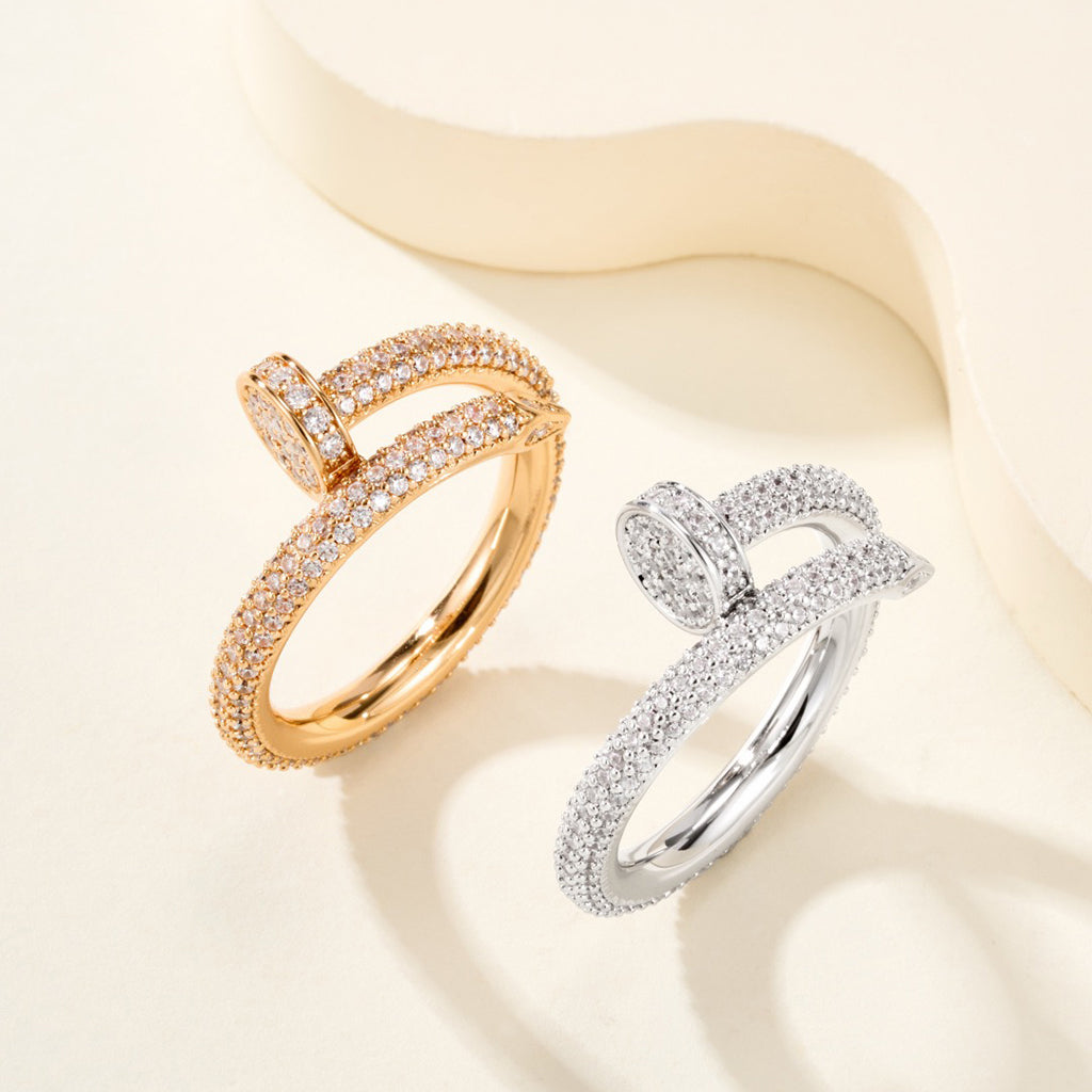 [Stellar Jewelry]JUSTE RING 2.6MM FULL DIAMOND