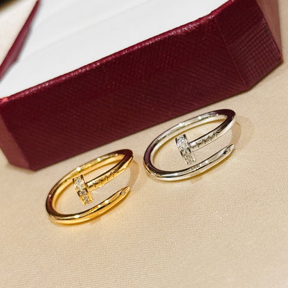 [Stellar Jewelry]JUSTE 1.8MM HALF DIAMOND RING