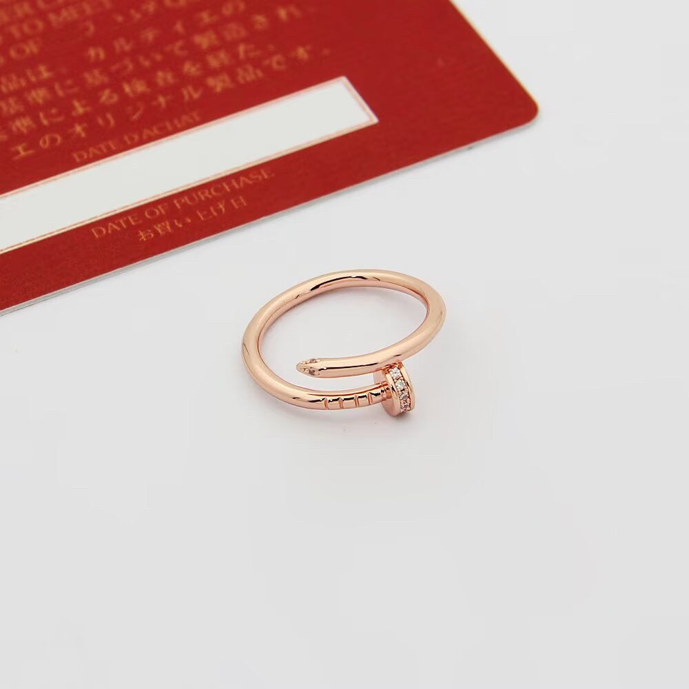 [Stellar Jewelry]JUSTE 1.8MM HALF DIAMOND RING