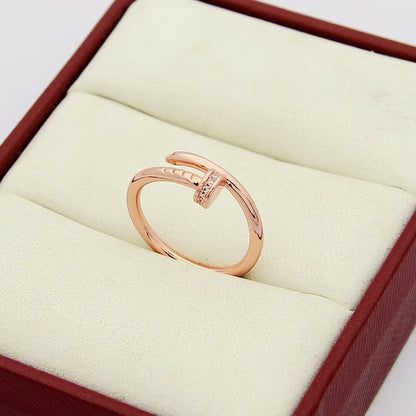 [Stellar Jewelry]JUSTE 1.8MM HALF DIAMOND RING