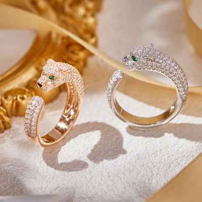 [Stellar Jewelry]PANTHERE FULL DIAMOND SMALL RING