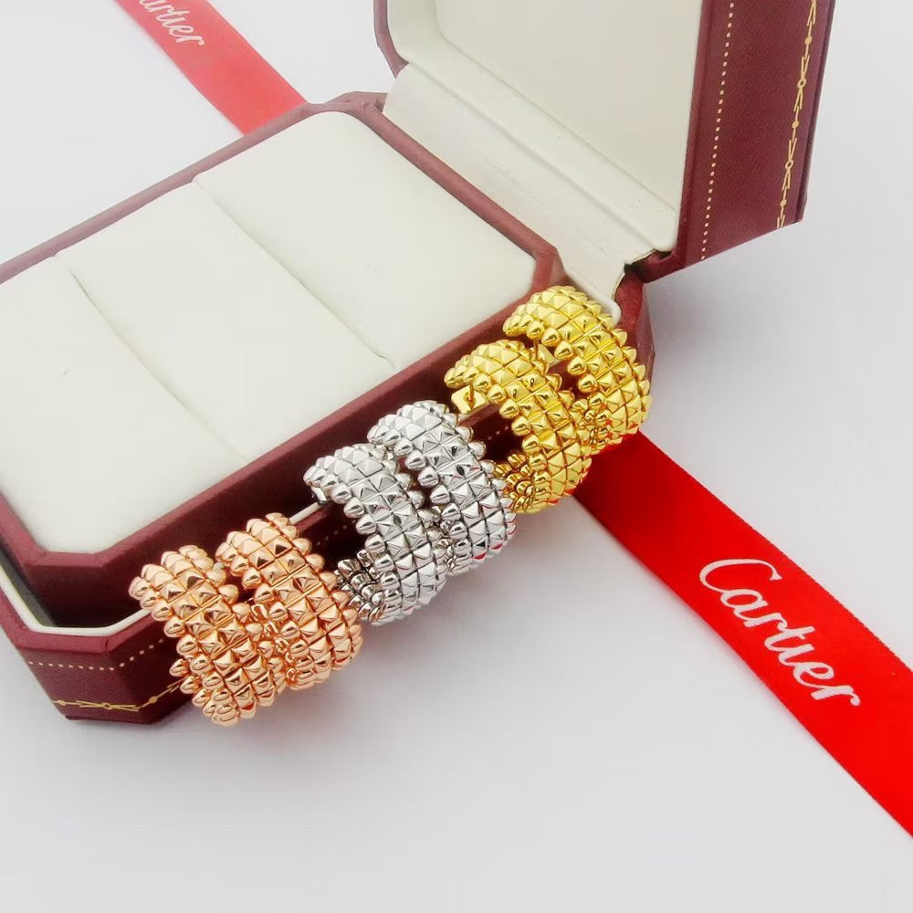 [Stellar Jewelry]CLASH 9.2MM DOUBLE ROW EARRINGS